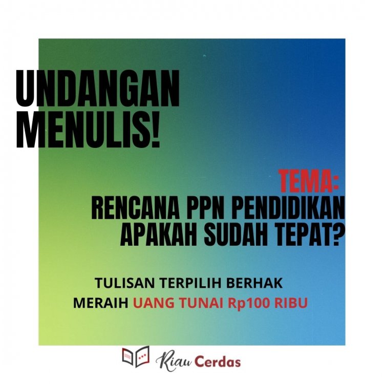 UNDANGAN MENULIS OPINI BERHADIAH UANG TUNAI