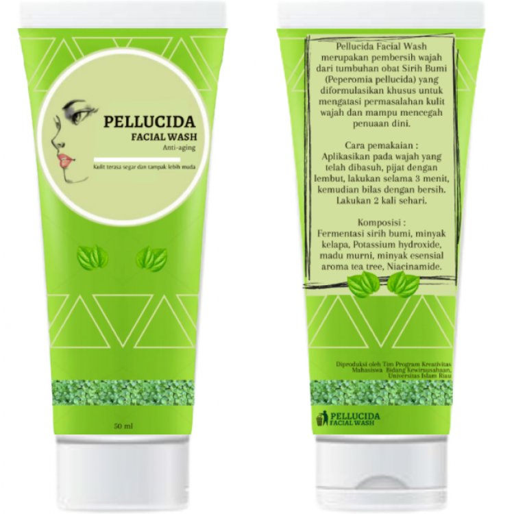 Hebat, 4 Mahasiswa UIR Ini Hasilkan Facial Wash Berbahan Sirih Bumi