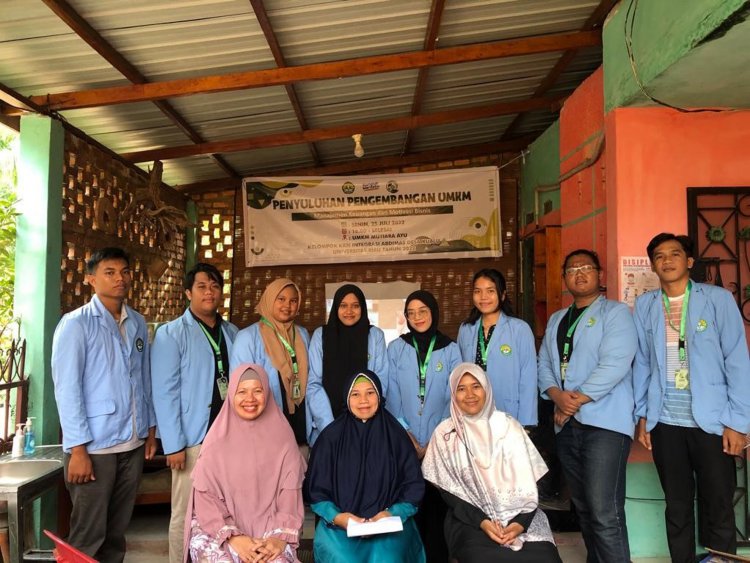 Mahasiswa KKN UNRI Ini Beri Penyuluhan Keuangan ke UMKM dan Ibu Rumah Tangga