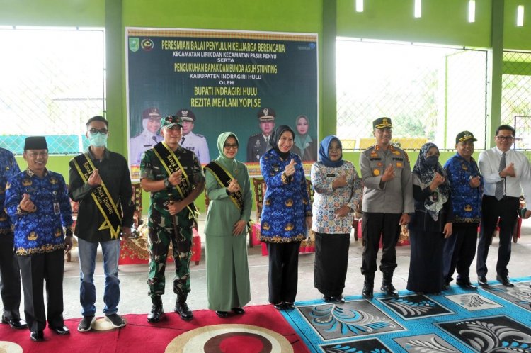 Dandim Inhu Dikukuhkan Jadi Bapak Asuh Anak Stunting